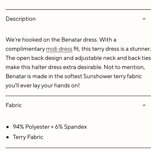 NWT Frankie’s Bikinis Terry coverup dress - Picture 6 of 7